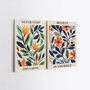 Wallity Conjunto de 2 Cuadros Decorativos sobre Lienzo 50 x 70 cm